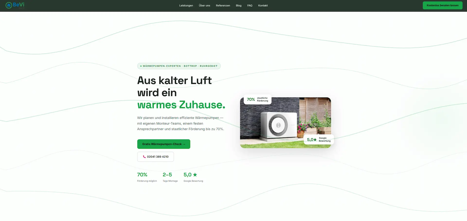 BeVi Tech GmbH Website